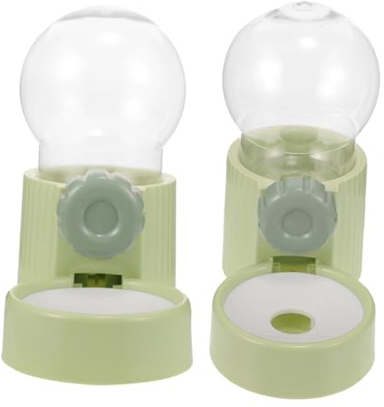 Toyvian 2pcs Cat Water Drinker Hanging Pet Feeder Automatic Pet Water Dispenser Kitten Feeder