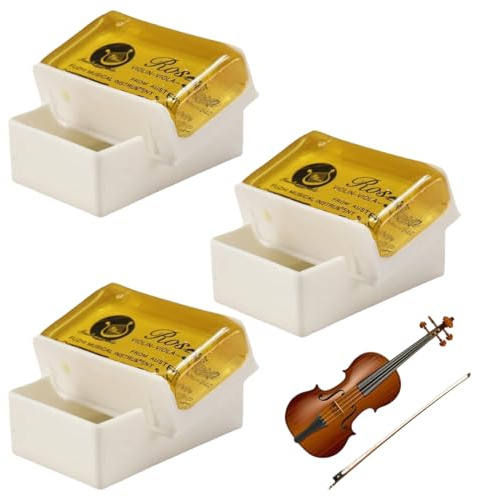 CATZUM 3 Stück Kolophonium Bogenharz für Geige, Bratsche und Cello Allzweck-Kolophonium, Kolophoniumblöcke zum Streichen