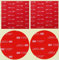 10 Pack 50mm Square/Round Double Sided Clear 3M VHB Self Adhesive Sticky Pads/Strong Adhesive Foam Pads/Extra Strong Stickers for All DIY Including Smoke Alarms/Dash Cams