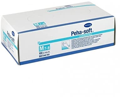 HARTMANN S.A PEHA-SOFT NITRIL HANDSCHUHE PULFREI GRÖSSE M 100 STÜCK