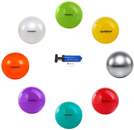 ATC Handels GmbH Original Pezzi Gymnastikball Standard inkl. Pumpe 53cm, apfelgrün