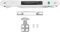 Cerradura de ventana deslizante de ventana,Akozon 7.8x1.1 pulgadas Acero inoxidable Cerradura de puerta corredera de vidrio simple Cerradura de puerta de patio con cerradura de gancho de ventana