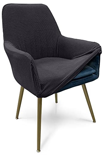 TIANSHU Bezug für Wohnzimmerstühle, für Esszimmer, Wohnzimmer, Büro, Rezeption, Stuhlbezug, Rutschfester Bezug für Wohnzimmerstühle (Bezug für Wohnzimmerstühle, Grau)