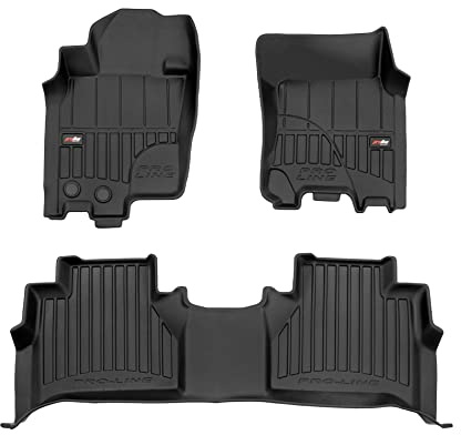 FROGUM ProLine 3D Exklusiven Auto Fußmatten für Nissan Navara IV 2014-2022