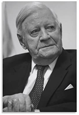 TSALF Wanddeko Poster Kein Rahmen Helmut Schmidt Leinwand 60x90cm