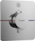 hansgrohe ShowerSelect Comfort Q, termostato empotrado , grifo con botón de seguridad (SafetyStop) a 40 °C, termostato para ducha y bañera, mezclador para 1 función, cromo