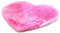 Fluffy Heart Shaped Bedroom Rug - Soft Plush Long Pile Anti-Slip Decorative Floor Mat