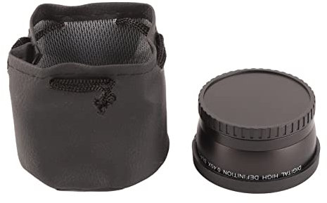 Beufee Objectif Macro, Objectif D'appareil Photo Objectif Macro Grand Angle 58 Mm 0,45X Adapté Aux Objectifs D'appareil Photo De Diamètre