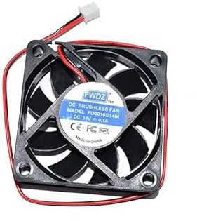Senlifang Pour Fd6015s14m DC 14v 0.1a 2 Broches 6cm 60x60x15mm 6015 Ventilateur De Refroidissement De Serveur