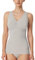 Schiesser Damen Trägertop Mit Herausnehmbaren Pads - Invisible Soft Unterhemd, Grau-Jaspe_181768, 38 EU