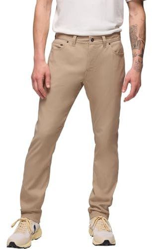 Prana, Men's, Stretch Zion 5 Pocket SL Pants, Sandbar, Size: 35, Inseam: 32