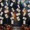 2 Stück Magic Wizard schwebende Akzeptanzbuchstaben Banner für Harry Geburtstagsparty-Dekorationen, Weihnachten Halloween Party Dekorationen Supplies
