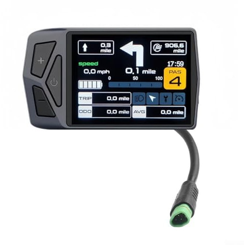Lastdaytime Elektrofahrrad LCD Display für Bafang Motor M200 M300 400 500 M620 EB02 Bike Display Meter Control Panel Wasserdicht IP67