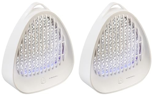 PEARL Anti-Mücken-Lampen: 2er-Set USB-UV-Insektenvernichter für den Innenbereich, bis 40 m² (UV Licht Insektenvernichter, leiser USB)