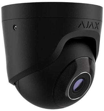 Videotecnologia 64928 Turretcam (5 Mp/2.8 Mm) - Telecamera Di Sorveglianza Nera Con Analisi Video Jetsparrow