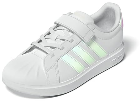 adidas Unisex Kinder Streettalk Children Shoes, FTWR White/Iridescent/Core White, 34 EU