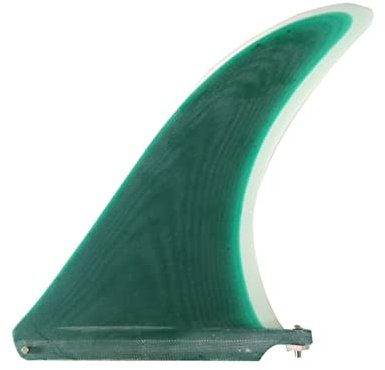 Elektromotor für Surfbretter Surf-Longboard-Finnen 10,25 Länge Surf-Flosse Grüne Farbe Flosse Surfbrett-Flosse 10,25 Länge