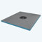 doporro Receveur à Carreler Recoupable sur Mesure pour Douche Bac de Douche avec Pente Intégrée 100x120x4cm avec Bonde AL06 Design XPS