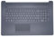 Nuova tastiera di layout statunitense compatibile con HP 17-CA0017NC, 17-CA0017NF, 17-CA0017UR, 17-CA0018DS, 17-CA0018UR, 17-CA0019DS, 17-CA0019NF Custodia palmare con texture nera non -Bacon QWERTY