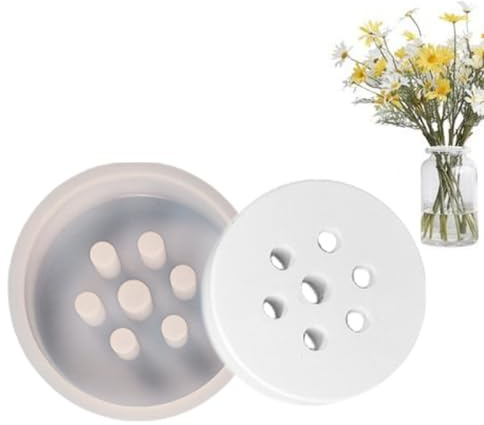 Stampo in silicone a d'ape, stampo rotondo per composizioni floreali, inserto per vaso, facile da rilasciare, riutilizzabili in resina per composizioni floreali, bouquet