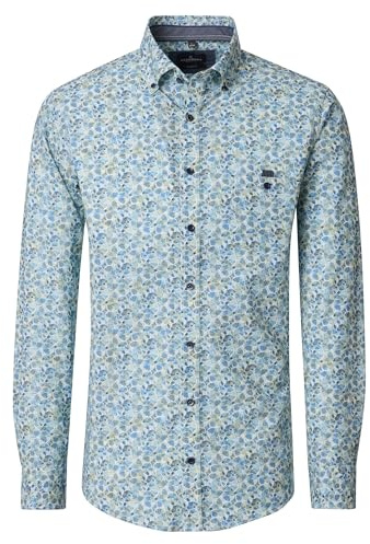 CASAMODA Freizeithemd Langarm Print Casual Fit