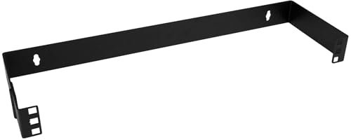 StarTech.com Support de Panneau de Brassage Mural à Charnière 1U - 4 Pouces de Profondeur - Rack Pivotant pour Panneau de Brassage 19 pour Équipement Réseau Peu Profond - 7,7 kg (WALLMOUNTH1)