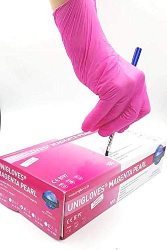 Nitrilhandschuhe Unigloves Pearl A Magenta Pearl (M)
