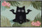 Salonloewe Yogakatze Fußmatte waschbar 050 x 075 cm Fußabtreter, Schmutzfangmatte