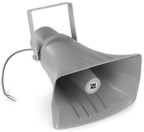 PD HS30 Weatherproof PA Horn Speaker System 100V 30W – Outdoor Public Address Loudspeaker with Mounting Bracket for Schools, Warehouses, Parks, Sports Fields, Events and Industrial Sites