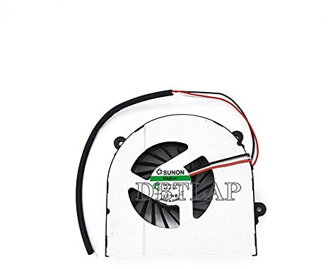 DBTLAP Portatile CPU Raffreddamento Ventilatore Compatibile per Clevo W150 W350ETQ K590S K660E W370 W370ETQ W370SKQ AB7905HX-DE3 6-23-AW15E-010 6-23-AW15E-011 Notebook
