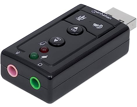 MANHATTAN 152341 TARJETA DE Audio 7.1 Canales USB