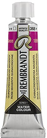 Rembrandt Watercolour Tube 10ml Quinacridone Rose Magenta (368) Series 1