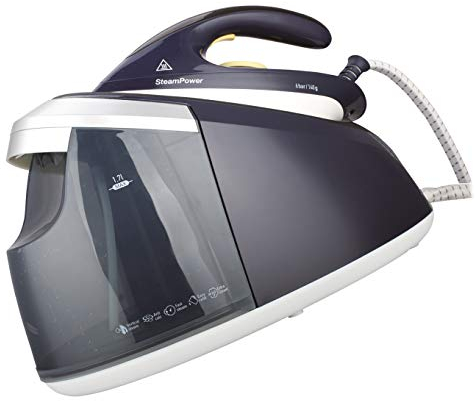 Fagor Centro Planchado Vapor Continuo 140gr/min. 6 Bares, Suela Cerámica, Deposito 1,7L Extraible autonomía ilimitada, 3000W, Blanco