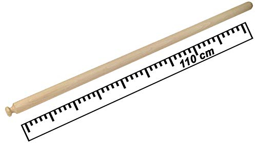 Tagliapasta Mattarello Professionale in Legno di Faggio | Lunghezza 110 cm e Diametro 4.0 cm | Mattarello per Pasta Fresca | Il Made in Italy di qualità