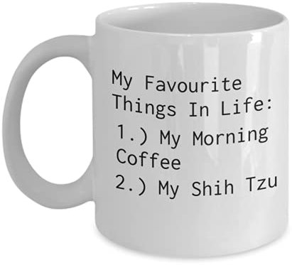 Tasse mit Shih Tzu Liebhaber/Eigentümer