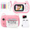 SUPBRO Kinderkamera Digitalkamera Kinder mit 2,4 Zoll Großbildschirm 1080P HD 12MP Eingebaute 32GB SD-Karte Print Sofortbildkamera für 3-10 Jahre Alter Mädchen Geburtstag Kinder Spielzeug Katze
