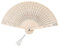 1 Stück Bambus Handfächer Hochzeitsfächer Dekoration Faltfächer Folding Fans Hand Klappfächer Vintage Handheld Faltventilator Chinesischer Fächer Mit Quasten für Männer Damen Hochzeit Party Geschenke