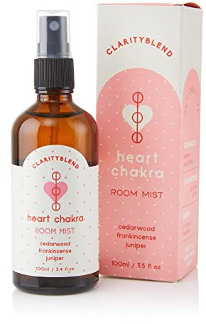 Clarity Blend Aromatherapy - Sleep Better - Pillow Spray & Room Mist 100ml (Heart Chakra) - Pillow Mist Spray Sleeping Aid with 100% Natural Pure Essential Oils