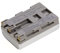 Batterie T6 Power pour appareil photo numérique JVC, numéro de pièce NP-QM50, Li-Ion, 7,2 V, 1700 mAh (12,2 Wh), argent