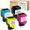 OINKWERE Kompatibel CX310 Toner für Lexmark CX310n CX310dn CX410e CX410de CX410dte CX510de CX510dhe CX510dthe (4-Pack, BK 2500/CMY 2000 Seiten) 80C2SK0 80C2SC0 80C2SM0 80C2SY0 Tonerkartusche