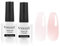Vnicesli 2 Couleurs Vernis Semi Permanent Rose Nude, 10ml Vernis Gel UV Semi Permanent Nudee Rose Naturel Vernis à Ongles Nail Art Vernis Transparent Soak Off UV LED French Manucure Gel Polish