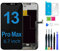 bstdianzi for iPhone 13 Pro Max Replacement Kit Touch Screen Digitizer LCD 3D Touch for Model A2484, A2641, A2643, A2644, A2645 Repair Part with Tools