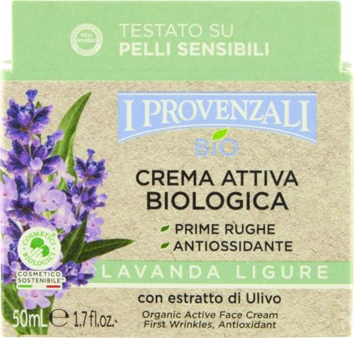 I Provenzali | Bio-Aktiv-Creme Prime Falten Antioxidant Ligurischer Lavendel 50 ml
