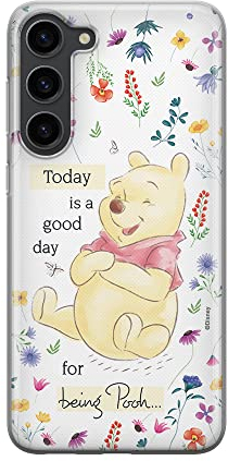 ERT Group Handyhülle für Samsung S23 Original und offiziell Lizenziertes Disney Muster Winnie The Pooh & Friends 029 optimal an die Form des Handy angepasst, hülle aus TPU