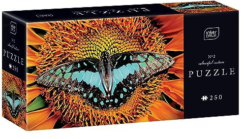 Interdruk Puzzle 250 48x33 cm Animals Tiere - Butterfly - Schmetterling