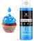 Lebensmittelfarbe - 160ml Flüssige Konzentrierte Lebensmittel Farben für Kuchen Dekoration, Backen, Kekse, Macaron - Zuckerfrei Food Coloring für Getränken, Tortendeko, DIY Slime, Osterei (Blau)