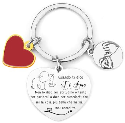 JRZDFXS Regalo San Valentino per Lei Regalo San Valentino per Lui Portachiavi Personalizzato Regalo Fidanzato Fidanzata Regalo Coppia Portachiavi Coppia Idee Regalo Coppia (5)