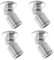 yeerockal 4 Mini Aufbaustrahler Schwenkbare Deckenspot LED Base Durchmesser Ø20mm Klein Deckenstrahler Warmweiß mit Trafo