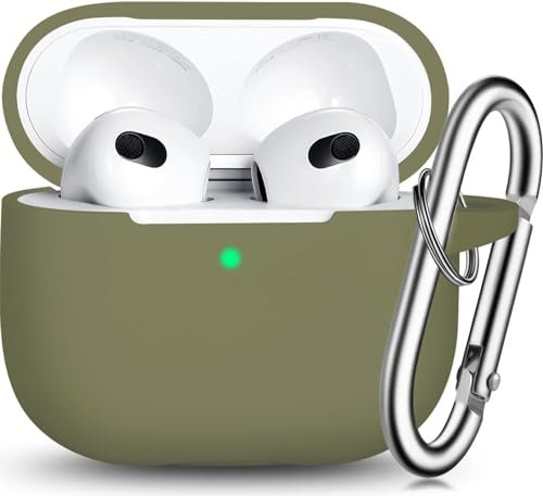 Silikon Hülle für Airpods Pro 2 nd Generation Oliv-grün