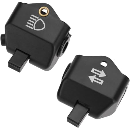 Be In Your Mind 1 Set Motorrad Schalter Licht Blinker Kit Kompatibel mit Simson S50 S51 KR51 Schwalbe Star Sparrowhawk Habicht 40,1x44,8mm 40,1x46,1mm
